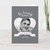 Memorial Fotodienst White Cancer Ribbon Program Programm (Vorderseite)