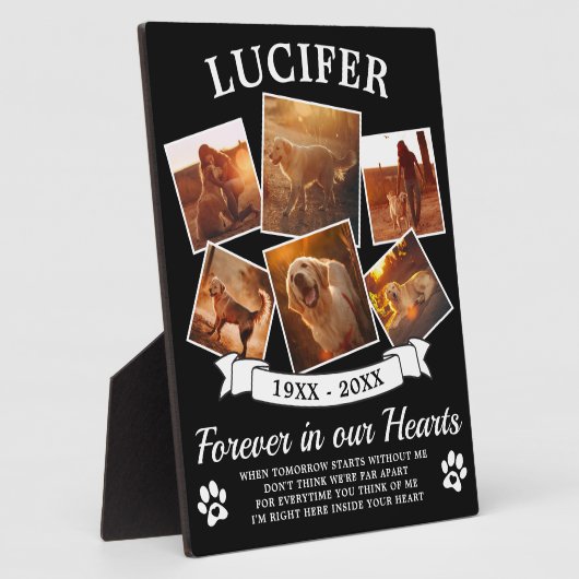 Memorial Fotoplatte (Seite)