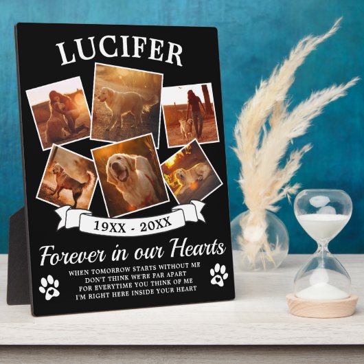 Memorial Fotoplatte (Seite)