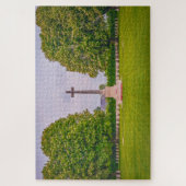 Memorial Friedhof Normandy Frankreich Puzzle (Vertikal)