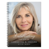 Memorial Funerary Foto Guest Notizblock (Vorderseite)