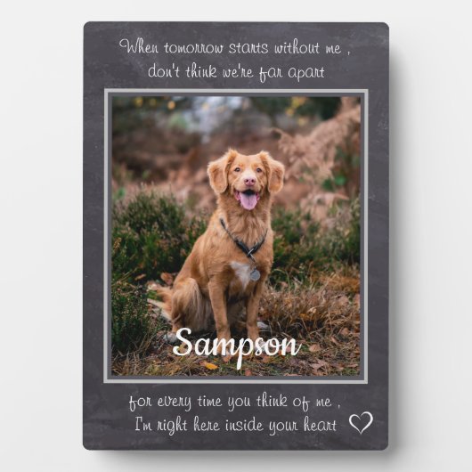 Memorial für BegleiterInnen: Morgen beginnt ohne m Fotoplatte (Vorderseite)