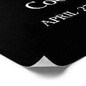 Memorial für das Foto von Haustieren mit individue Poster (Ecke)