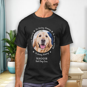 Memorial für das Love Memory Pet Loss Foto T-Shi T-Shirt
