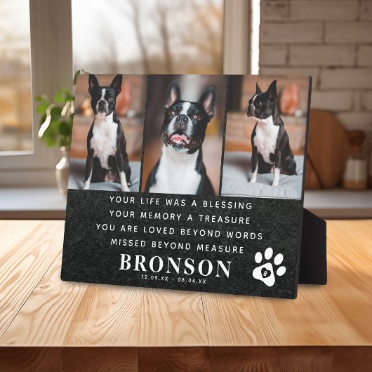 Memorial für den Verlust von Haustieren und FotoCo Fotoplatte