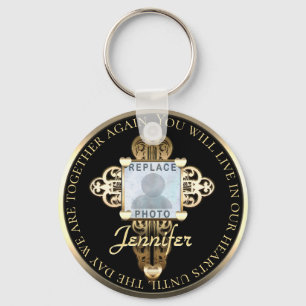 Memorial für die Fotomeldung Cross Hearts hinzufüg Schlüsselanhänger