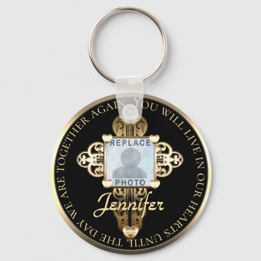 Memorial für die Fotomeldung Cross Hearts hinzufüg Schlüsselanhänger (Vorderseite)