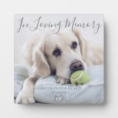 Memorial für Foto-Hunde Fotoplatte (Vorderseite)