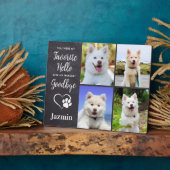 Memorial für Haustiere - Beileid zum Thema Loss -  Fotoplatte (Seite)