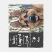 Memorial für Haustiere - im Love Memory - Benutzer Fleecedecke (Vorderseite)