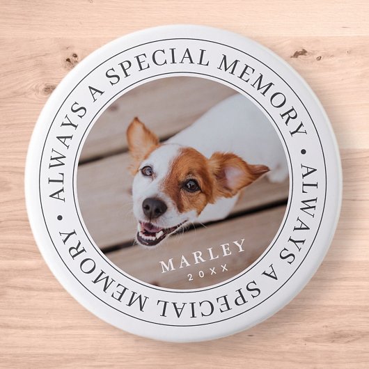 Memorial für Haustiere immer ein besonderes Gedäch Button