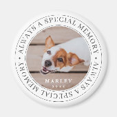 Memorial für Haustiere immer ein besonderes Gedäch Magnet (Vorne)