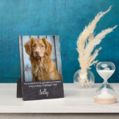 Memorial für Haustiere - Kostenvoranschlag für Hau Fotoplatte (Seite)