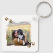 Memorial für Haustiere - Personalisiertes Geschenk Schlüsselanhänger (Rückseite)