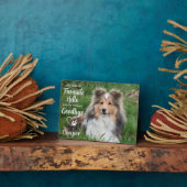 Memorial für Heimtiere - Beileid Quote Pet Loss Fotoplatte (Seite)