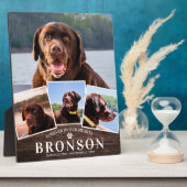 Memorial für Holzpets 4 Bildkollektion Fotoplatte (Seite)