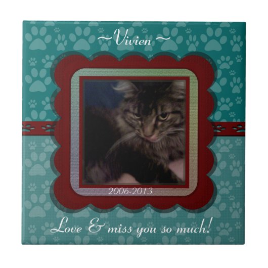 Memorial für individuell anpassbare Begleiter Fliese (Vorderseite)