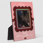 Memorial für individuell anpassbare Begleiter Fotoplatte (Seite)