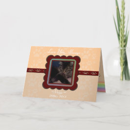 Memorial für individuell anpassbare Begleiter Karte