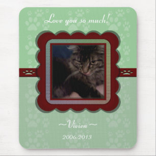 Memorial für individuell anpassbare Begleiter Mousepad