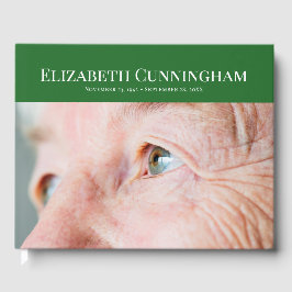 Memorial für klassisches benutzerdefiniertes Foto Gästebuch