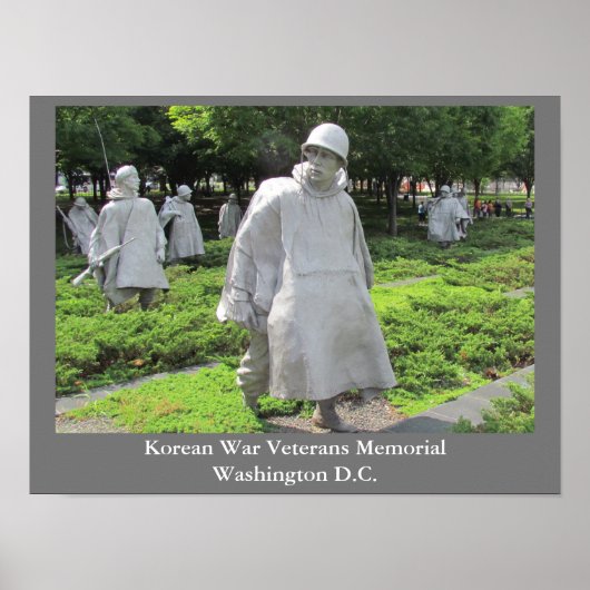 Memorial für Kriegsveteranen aus Korea - Poster (Vorne)