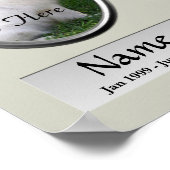 Memorial für mein Freund - Hund Poster (Ecke)