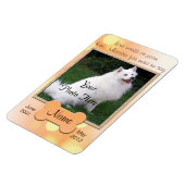 Memorial für persönliche Hunde - Magnet (Linke Seite)