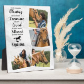 Memorial für Pferdepfällchen FotoCollage Fotoplatte (Seite)