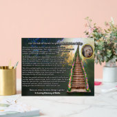 Memorial für Rainbow Bridge Acrylschild (Hochzeit)