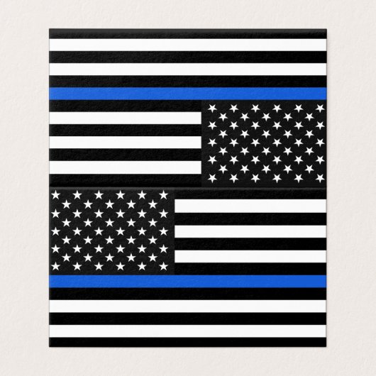 Memorial für "Thin Blue Line" (Außenseite Aufgefaltet)