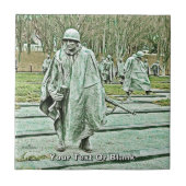 Memorial für Veteranen des Koreakkriegs Fliese (Vorderseite)