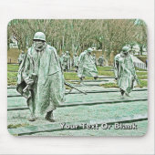 Memorial für Veteranen des Koreakkriegs Mousepad (Vorne)