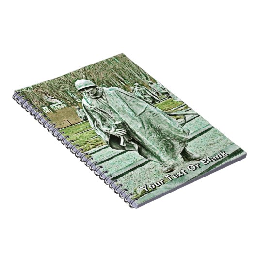 Memorial für Veteranen des Koreakkriegs Notizblock (Rechte Seite)