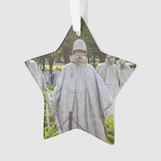 Memorial für Veteranen des Koreakkriegs Ornament (Vorderseite)