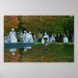Memorial für Veteranen des Koreakkriegs Poster