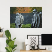 Memorial für Veteranen des Koreakkriegs Poster (Heimbüro)