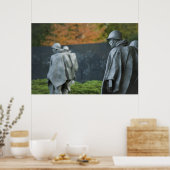 Memorial für Veteranen des Koreakkriegs Poster (Küche)