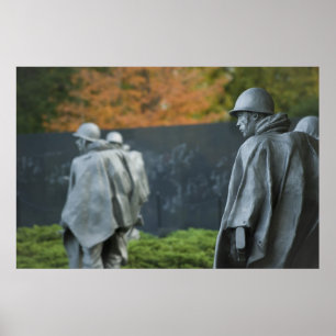 Memorial für Veteranen des Koreakkriegs Poster