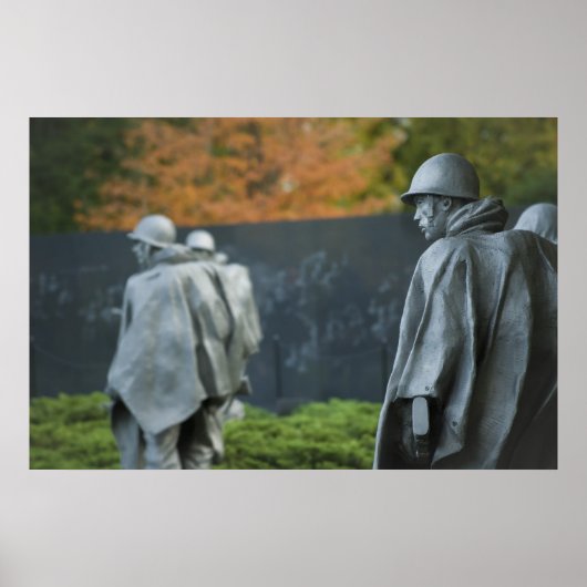 Memorial für Veteranen des Koreakkriegs Poster (Vorne)