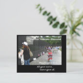 Memorial für Vietnamveterans - Postkarte (Stehend Vorderseite)