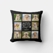 Memorial-Geschenk für Personalisierte Pet Loss Fot Kissen (Vorderseite)