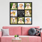 Memorial-Geschenk für Personalisierte Pet Loss Fot Leinwanddruck (Insitu (Wohnzimmer))