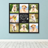 Memorial-Geschenk für Personalisierte Pet Loss Fot Leinwanddruck (Insitu (Holzboden))