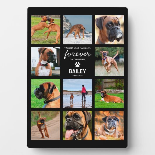 Memorial-Geschenk | In Love Memory Foto Fotoplatte (Vorderseite)