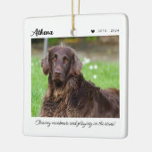 Memorial-Geschenk | In Love Memory Keramikornament (Links)