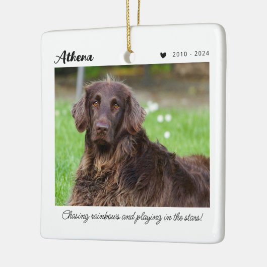 Memorial-Geschenk | In Love Memory Keramikornament (Links)