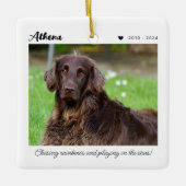 Memorial-Geschenk | In Love Memory Keramikornament (Vorderseite)