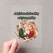 Memorial gift custom pet illustration acryleinladungen (Insitu (Handheld))