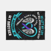 Memorial Grab zur Prävention von Suiziden Fleecedecke (Vorderseite (Horizontal))